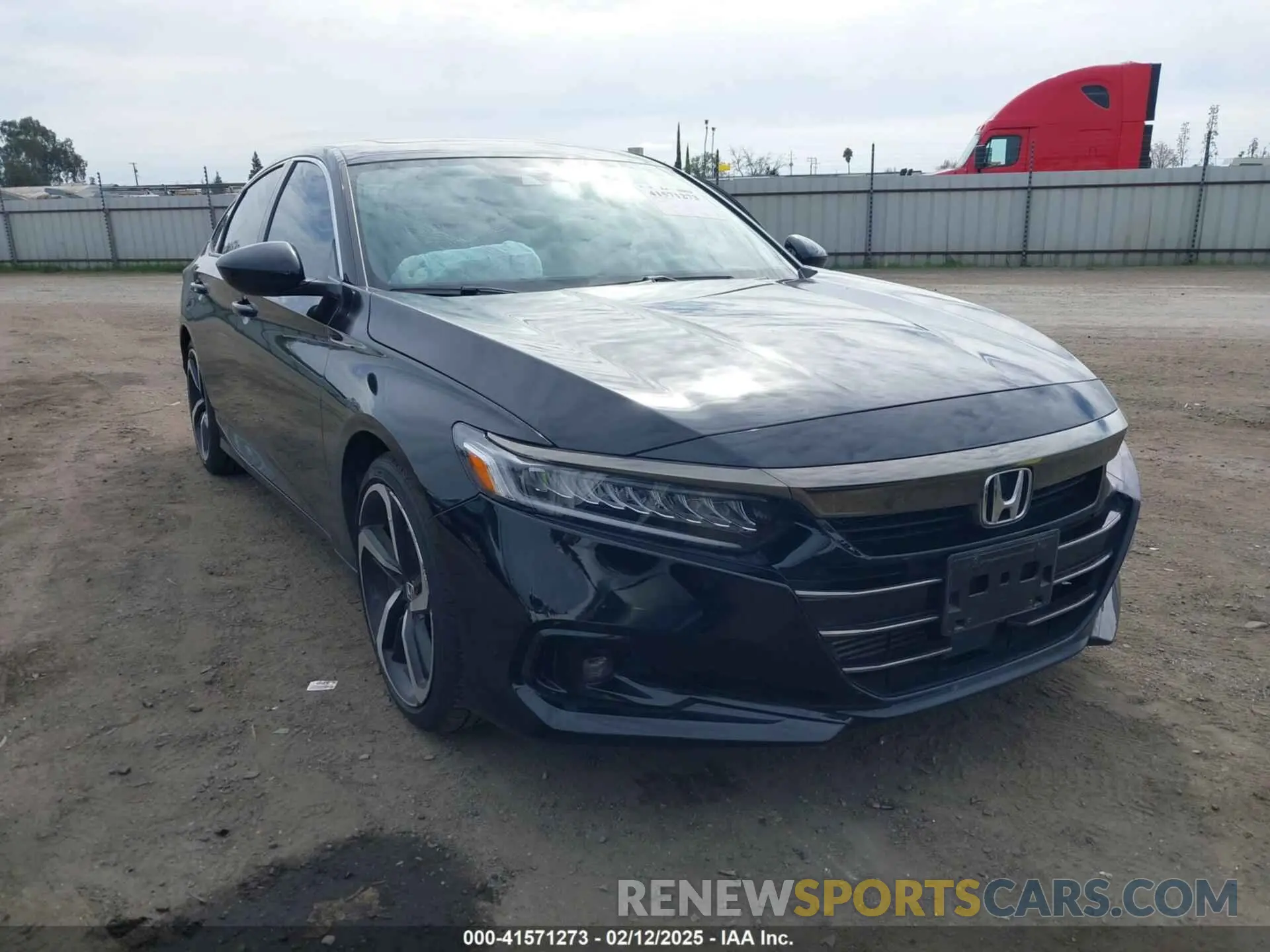 1 Photograph of a damaged car 1HGCV2F38NA019605 HONDA ACCORD 2022
