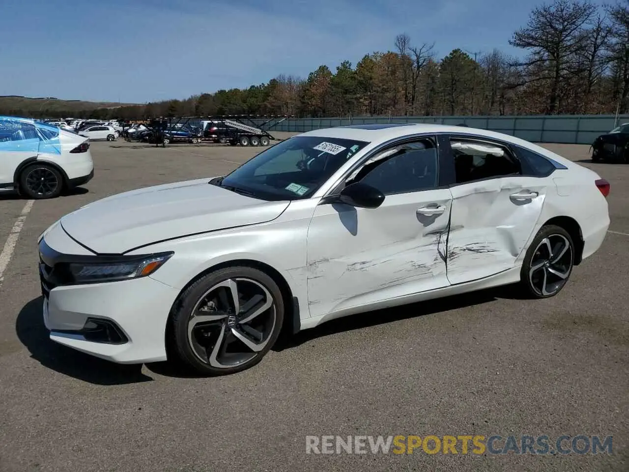 1 Photograph of a damaged car 1HGCV2F38NA020821 HONDA ACCORD 2022
