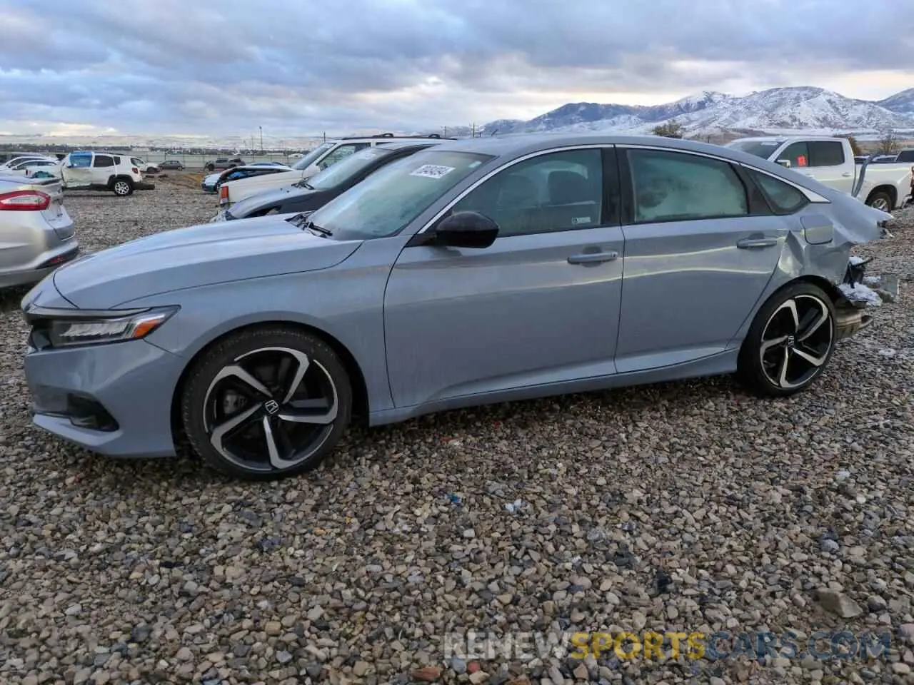 1 Photograph of a damaged car 1HGCV2F39NA011593 HONDA ACCORD 2022