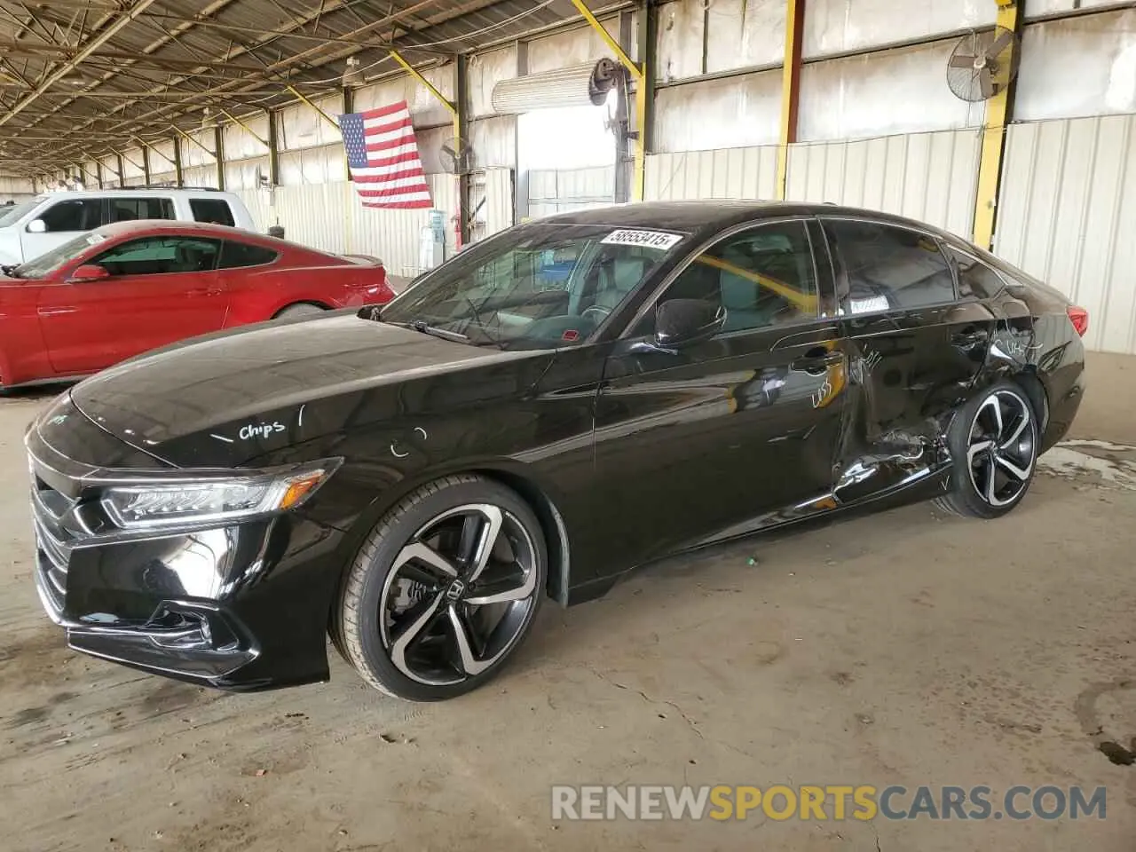 1 Photograph of a damaged car 1HGCV2F39NA011612 HONDA ACCORD 2022