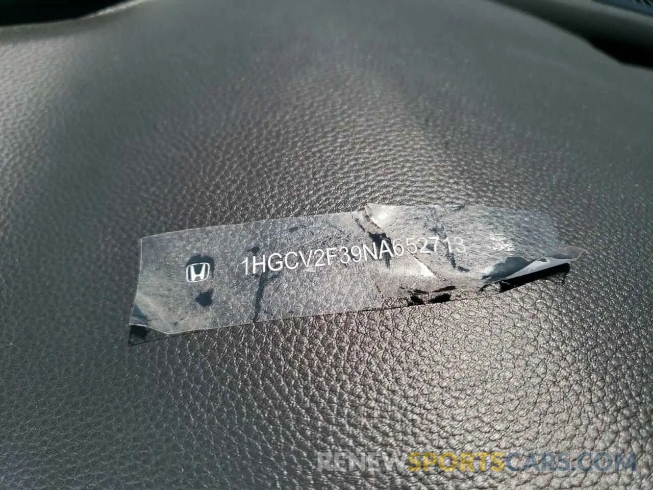 13 Photograph of a damaged car 1HGCV2F39NA016454 HONDA ACCORD 2022