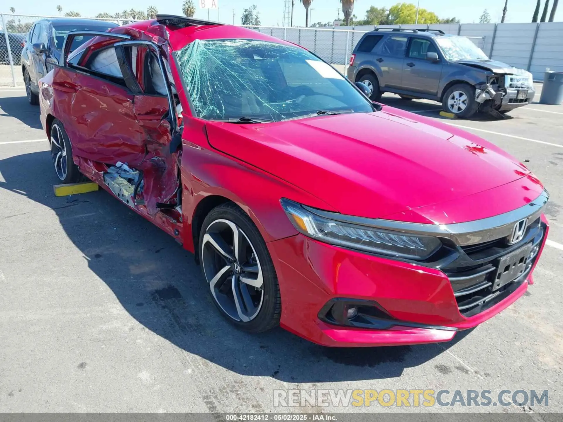 1 Photograph of a damaged car 1HGCV2F3XNA008590 HONDA ACCORD 2022