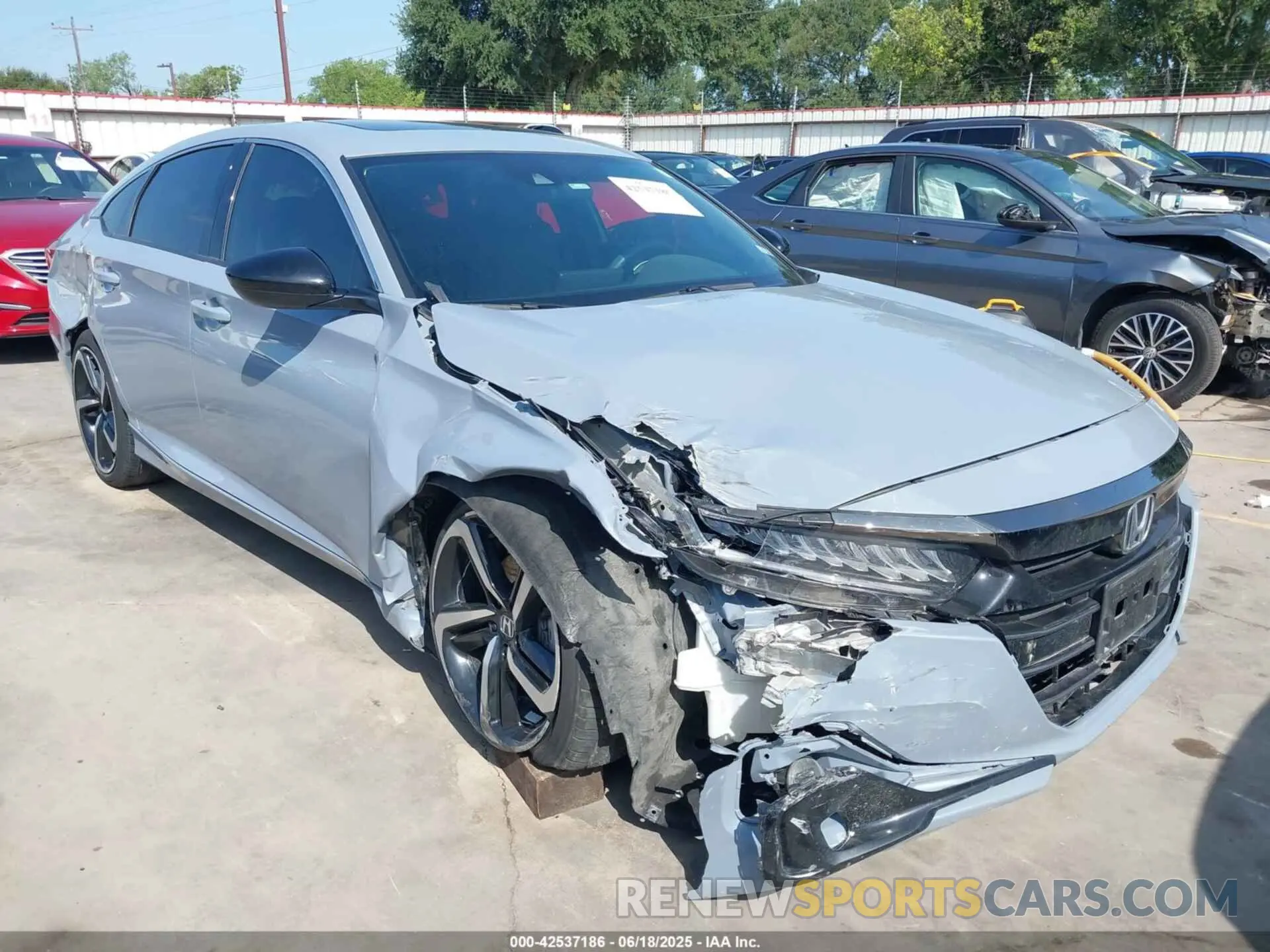 1 Photograph of a damaged car 1HGCV2F3XNA016768 HONDA ACCORD 2022