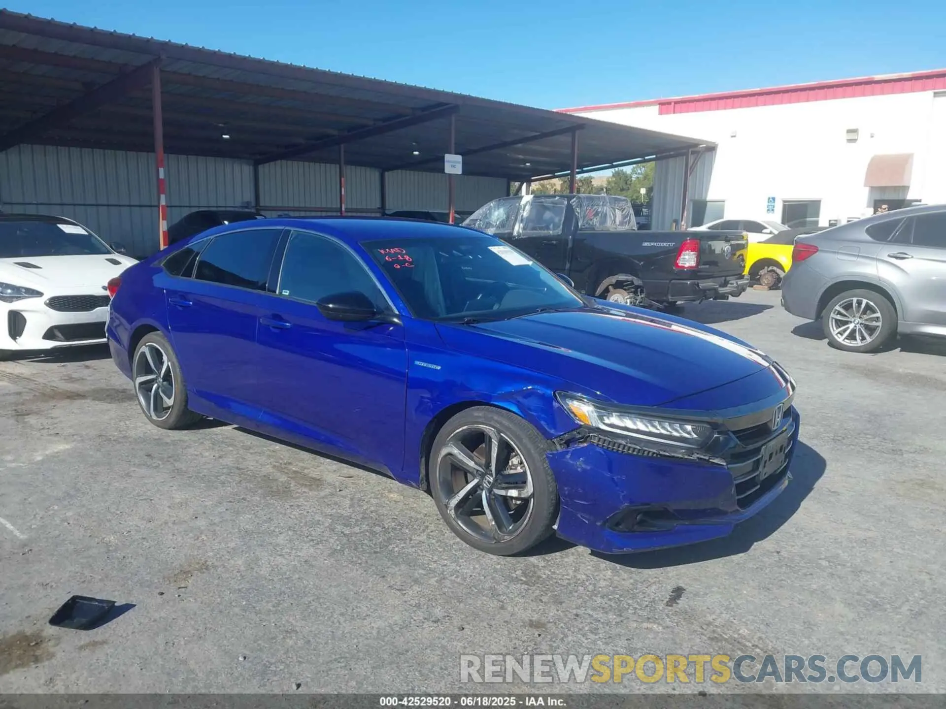 1 Photograph of a damaged car 1HGCV3F20NA039022 HONDA ACCORD 2022