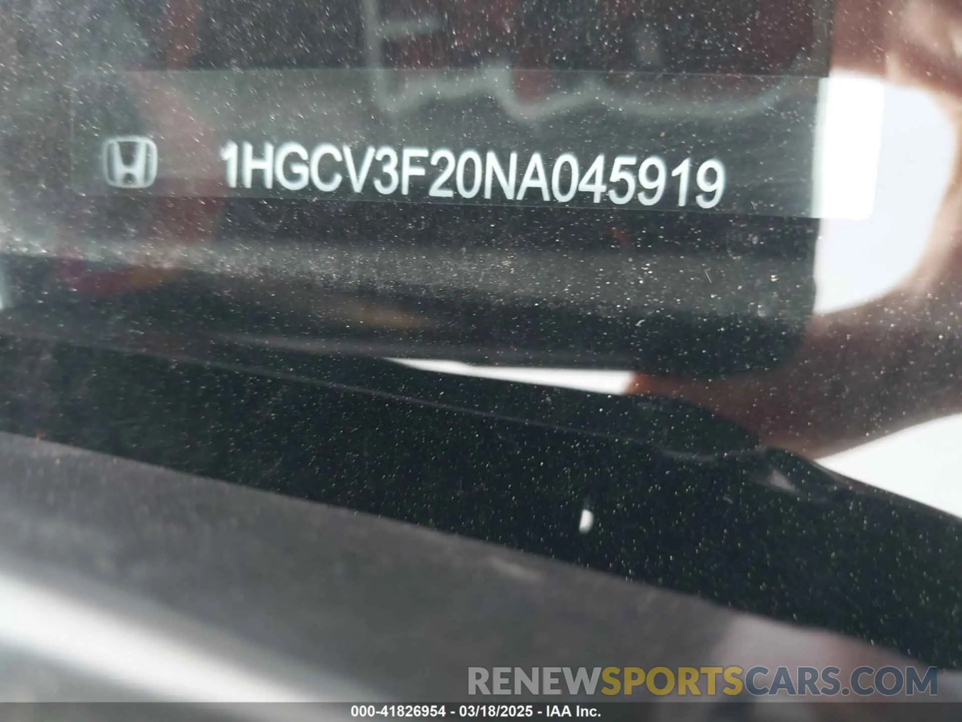 9 Photograph of a damaged car 1HGCV3F20NA045919 HONDA ACCORD 2022