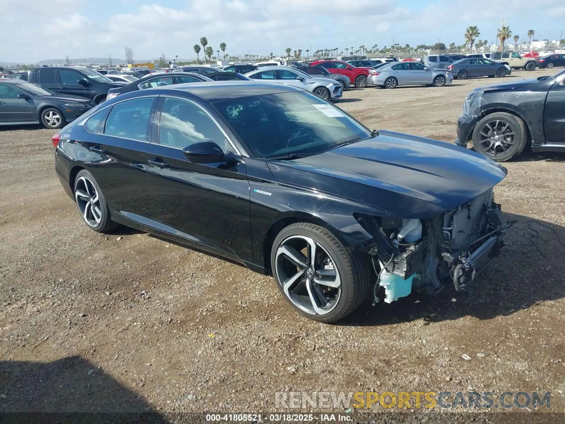 1 Photograph of a damaged car 1HGCV3F21NA008636 HONDA ACCORD 2022