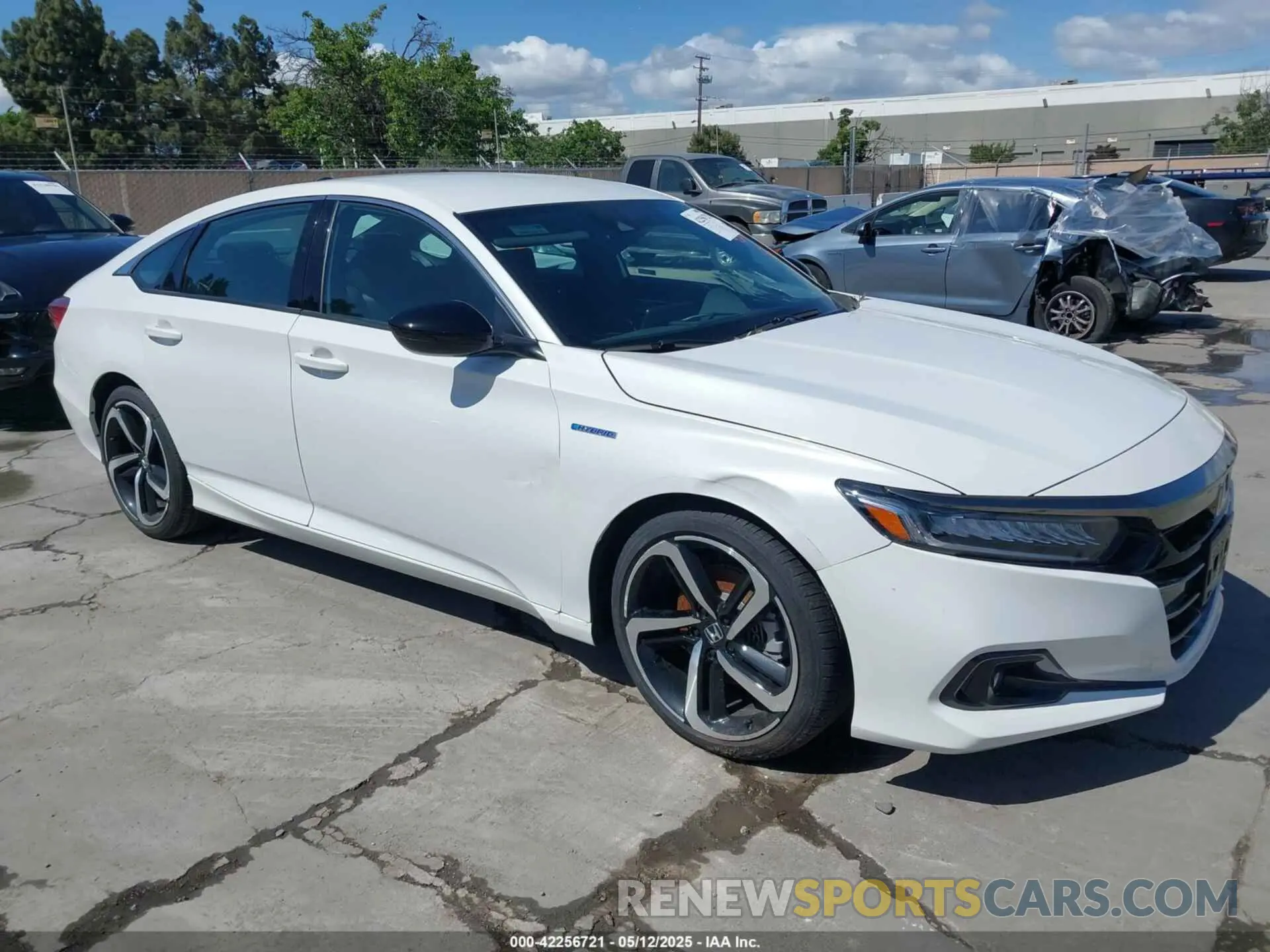 1 Photograph of a damaged car 1HGCV3F21NA047677 HONDA ACCORD 2022