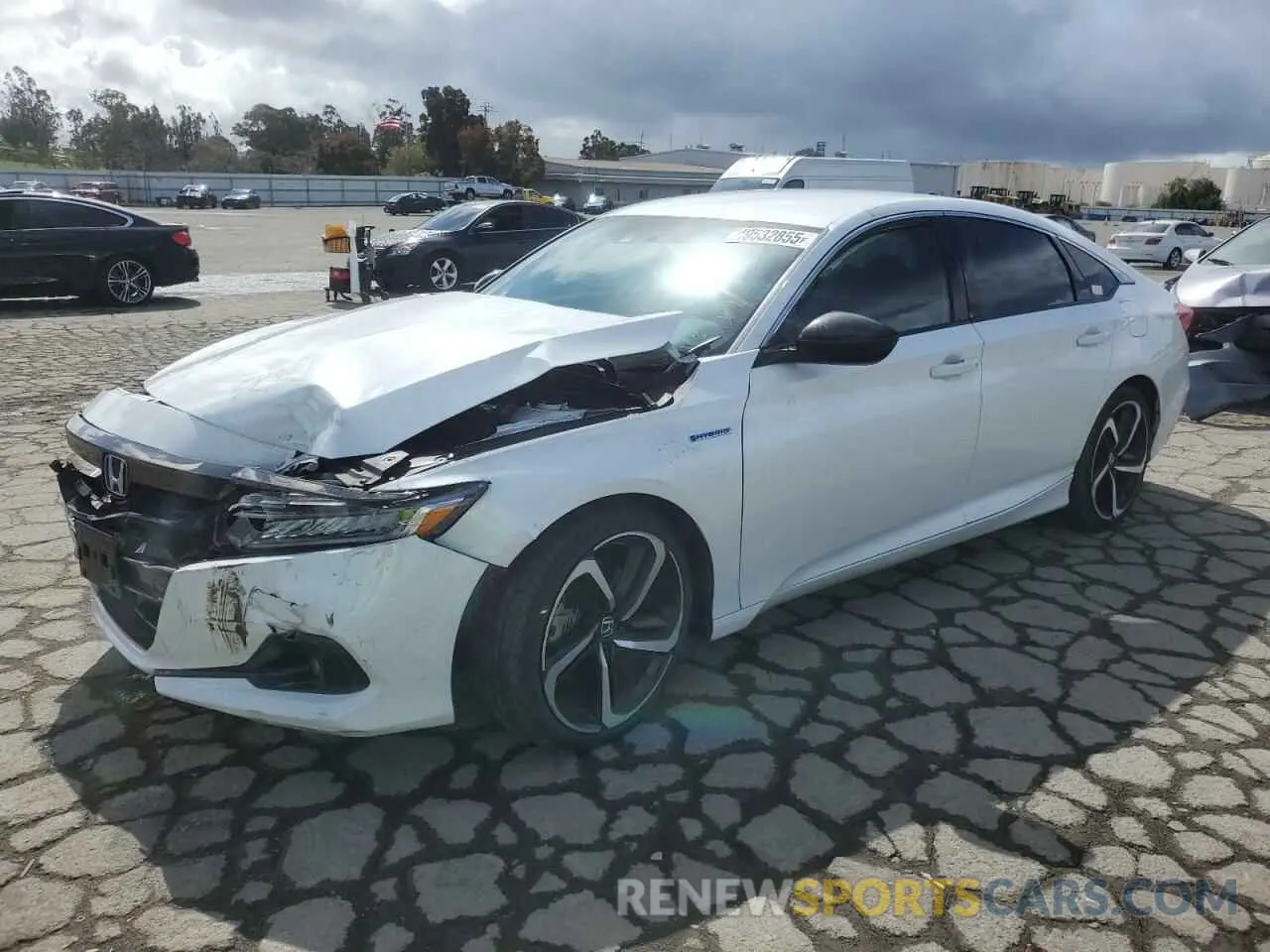 1 Photograph of a damaged car 1HGCV3F22NA012551 HONDA ACCORD 2022