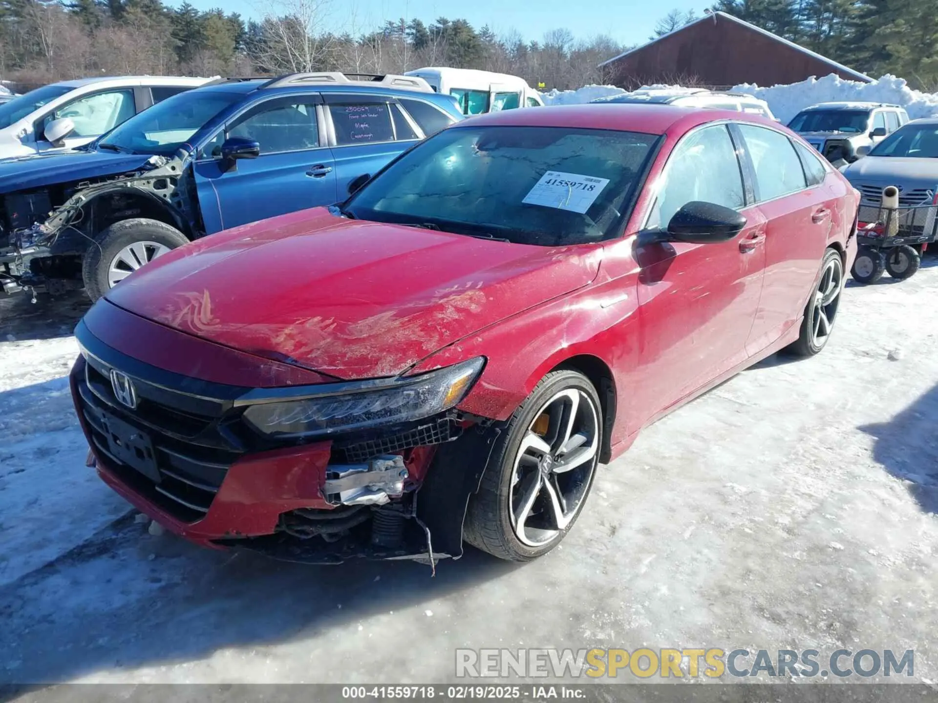 2 Photograph of a damaged car 1HGCV3F22NA026725 HONDA ACCORD 2022