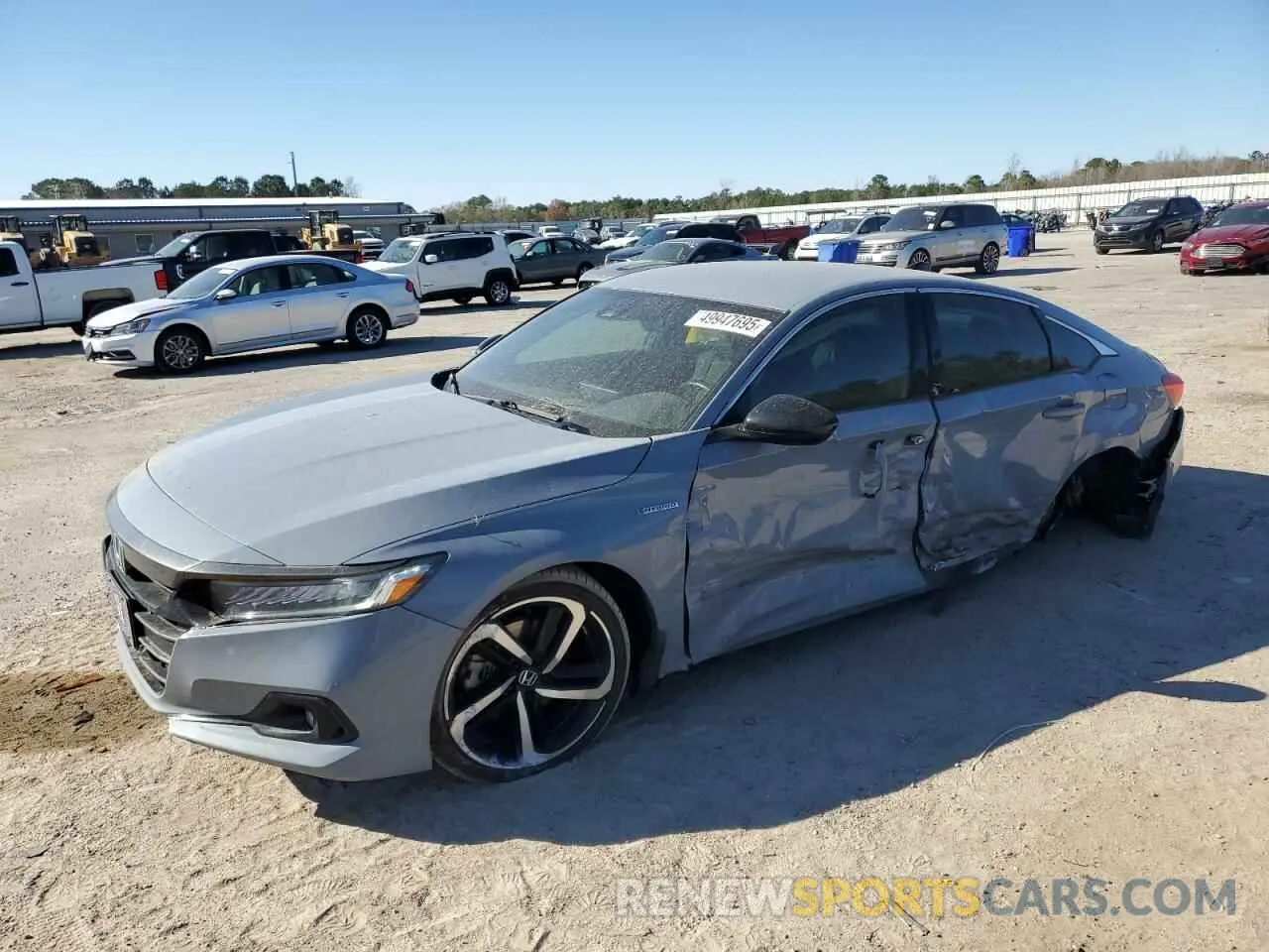1 Photograph of a damaged car 1HGCV3F22NA046635 HONDA ACCORD 2022