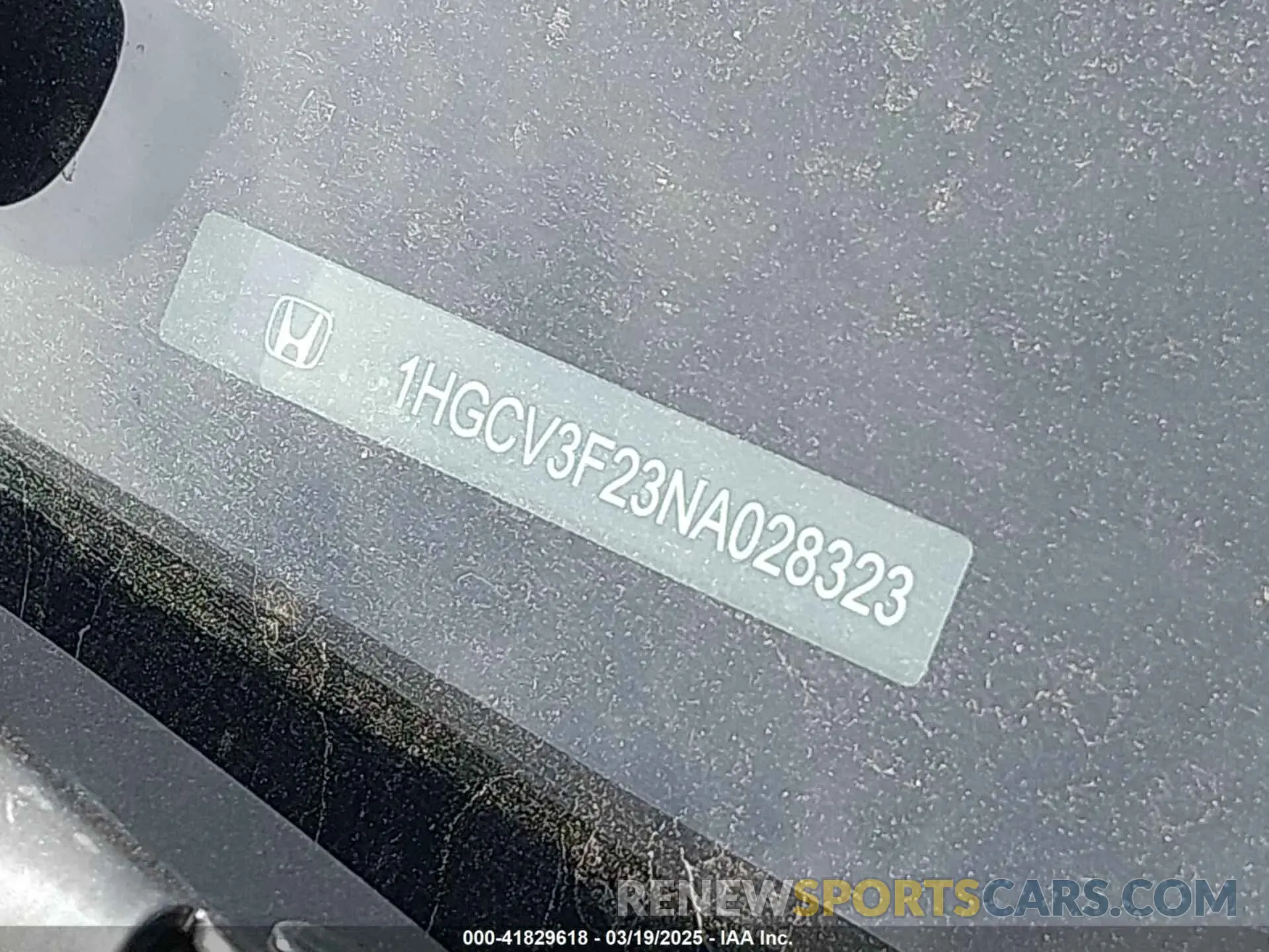9 Photograph of a damaged car 1HGCV3F23NA028323 HONDA ACCORD 2022