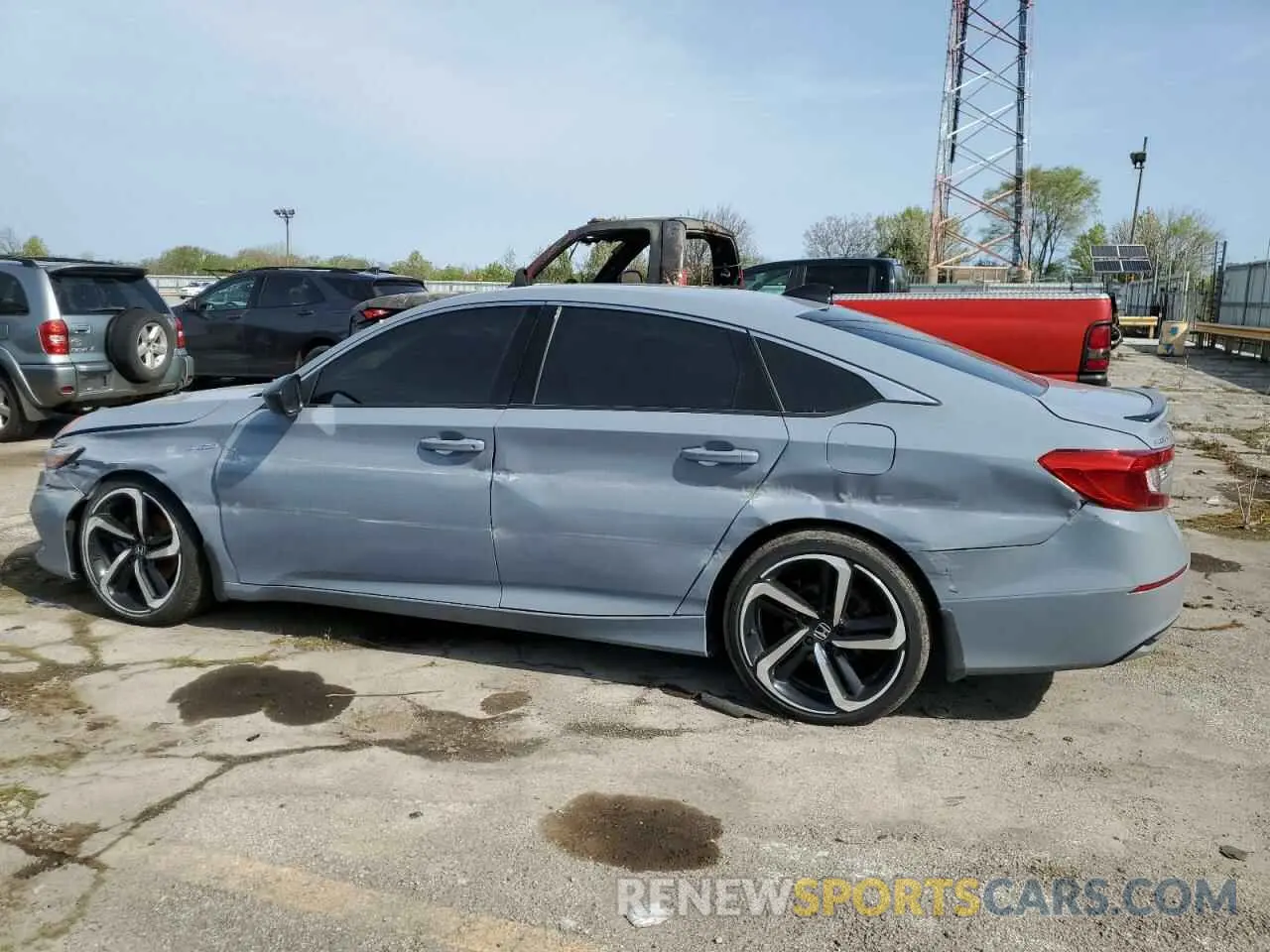 2 Photograph of a damaged car 1HGCV3F23NA043579 HONDA ACCORD 2022