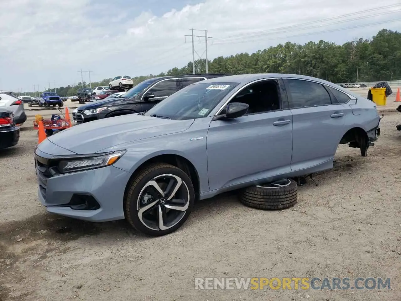1 Photograph of a damaged car 1HGCV3F24NA045034 HONDA ACCORD 2022