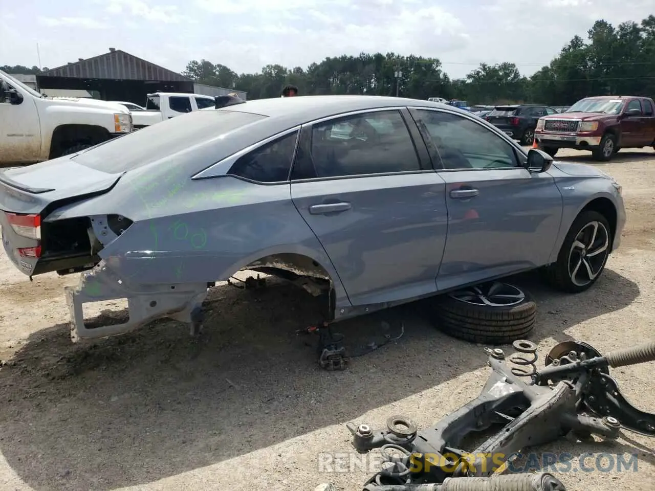 3 Photograph of a damaged car 1HGCV3F24NA045034 HONDA ACCORD 2022
