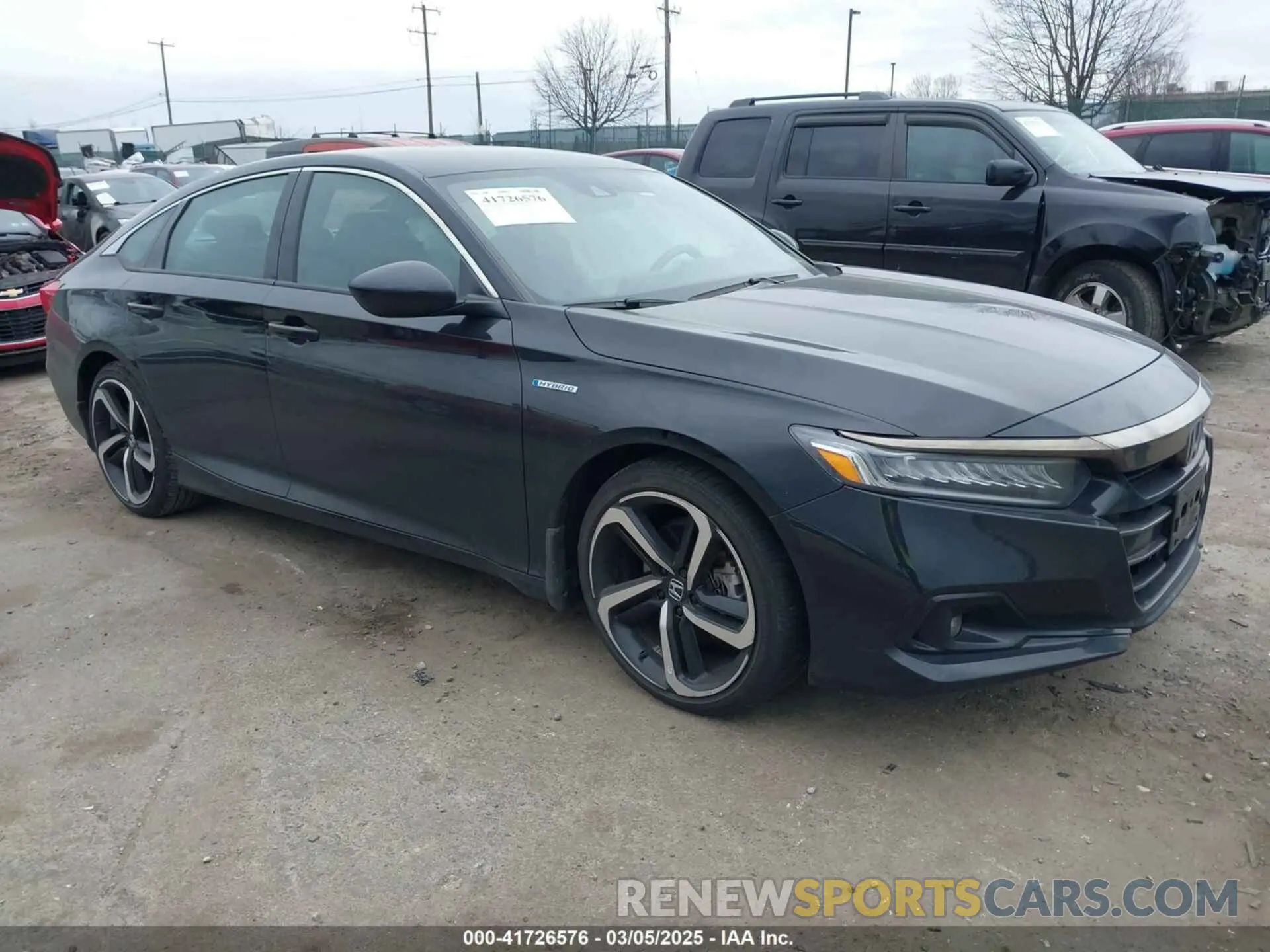 1 Photograph of a damaged car 1HGCV3F25NA012317 HONDA ACCORD 2022