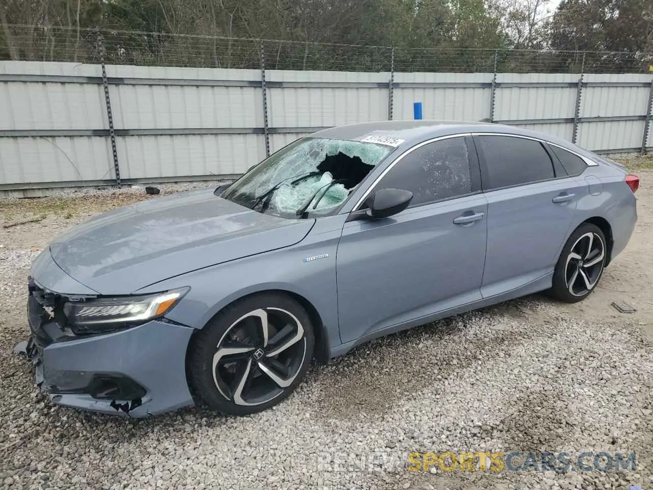1 Photograph of a damaged car 1HGCV3F26NA012696 HONDA ACCORD 2022