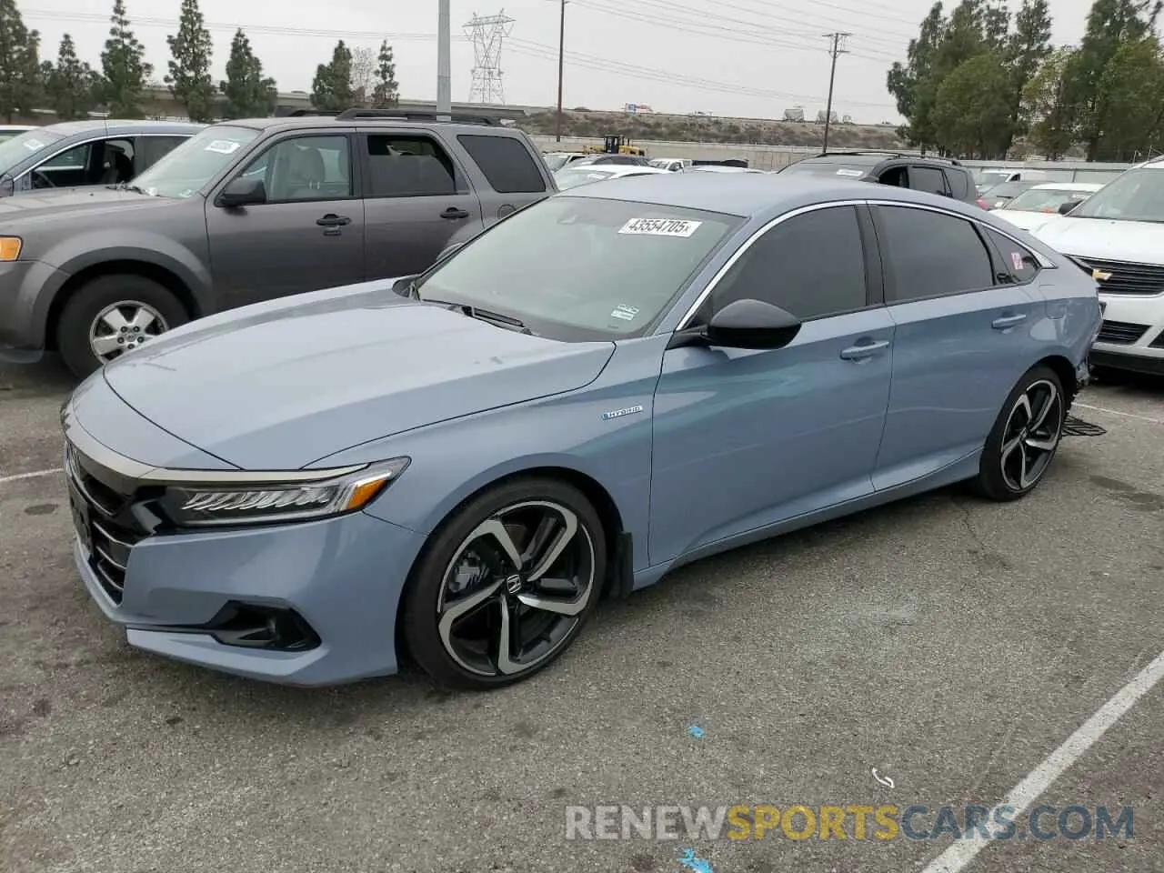 1 Photograph of a damaged car 1HGCV3F26NA037730 HONDA ACCORD 2022