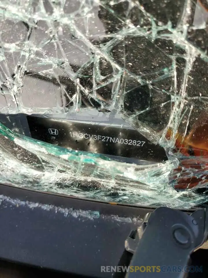 12 Photograph of a damaged car 1HGCV3F27NA032827 HONDA ACCORD 2022