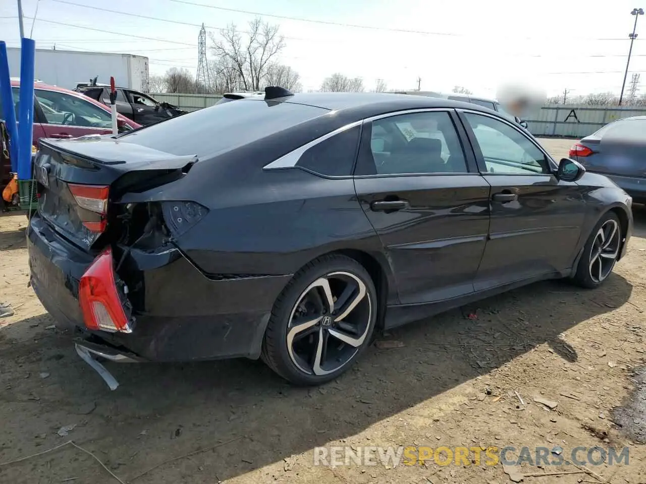 3 Photograph of a damaged car 1HGCV3F27NA035064 HONDA ACCORD 2022