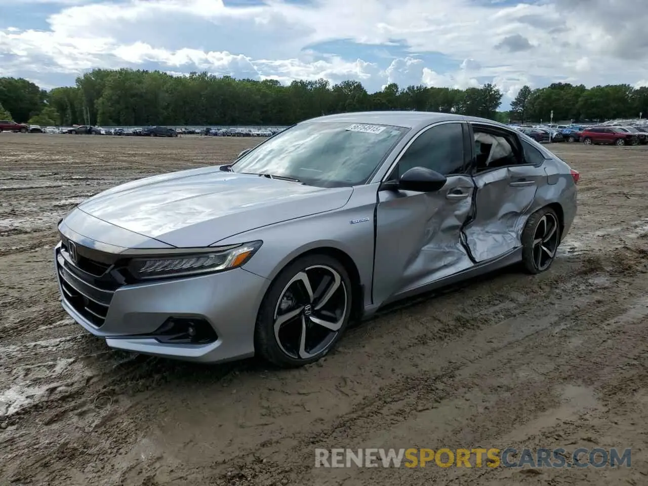 1 Photograph of a damaged car 1HGCV3F27NA040877 HONDA ACCORD 2022