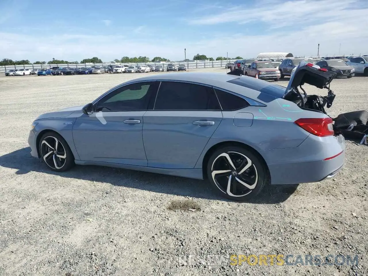 2 Photograph of a damaged car 1HGCV3F29NA029797 HONDA ACCORD 2022