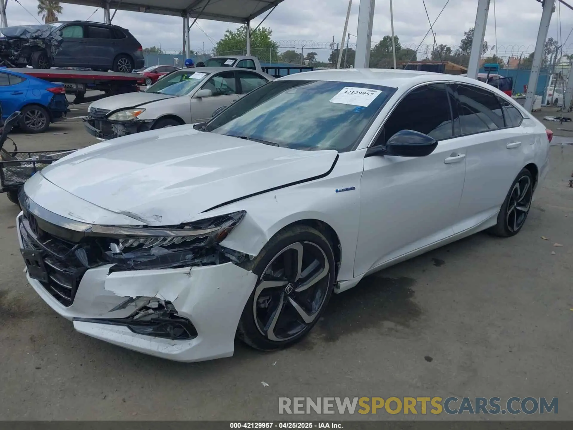 2 Photograph of a damaged car 1HGCV3F29NA030562 HONDA ACCORD 2022