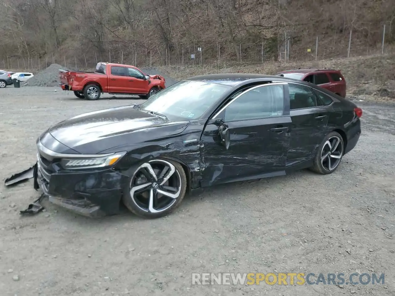 1 Photograph of a damaged car 1HGCV3F29NA035499 HONDA ACCORD 2022