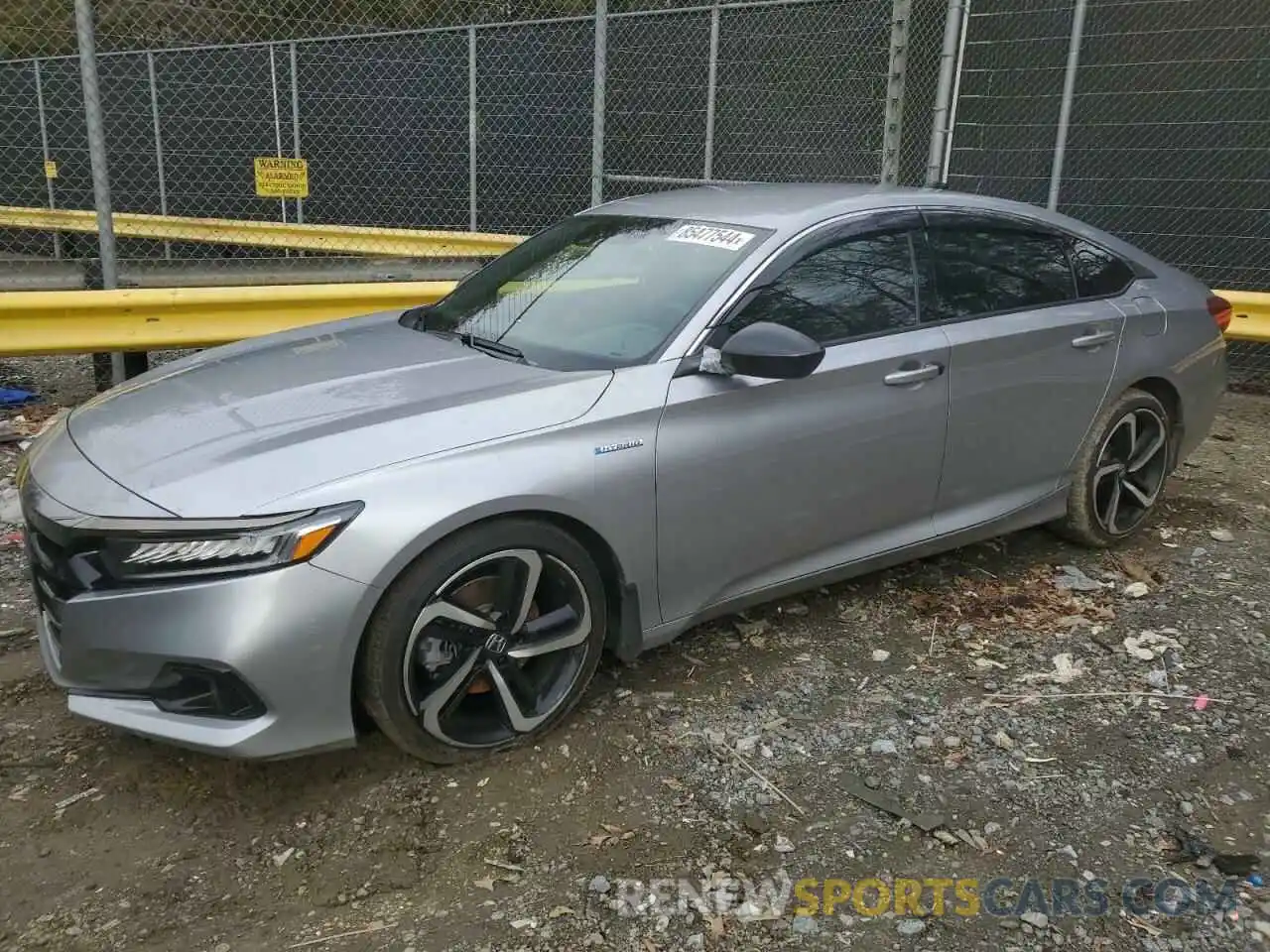 1 Photograph of a damaged car 1HGCV3F29NA042713 HONDA ACCORD 2022