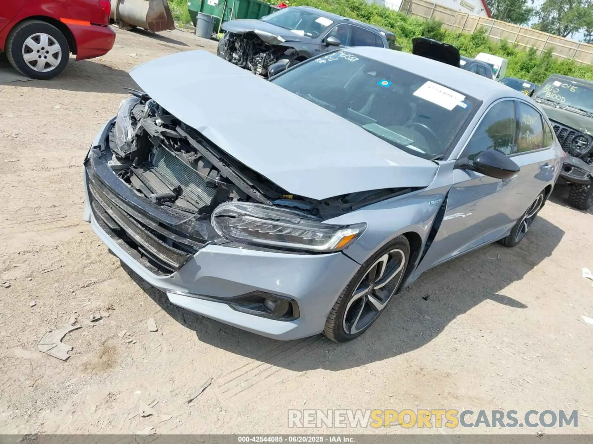 2 Photograph of a damaged car 1HGCV3F29NA043599 HONDA ACCORD 2022