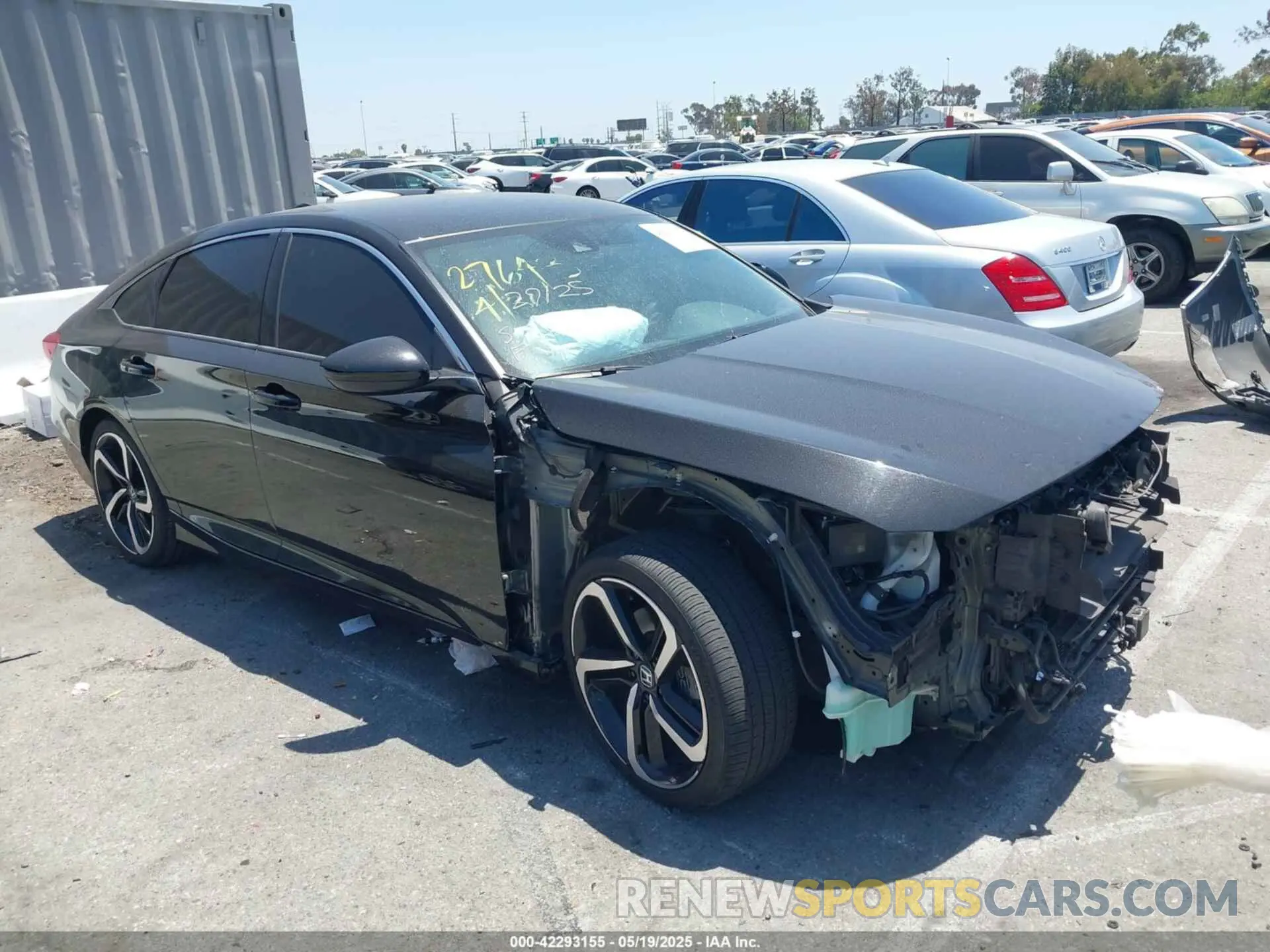 1 Photograph of a damaged car 1HGCV3F2XNA003676 HONDA ACCORD 2022