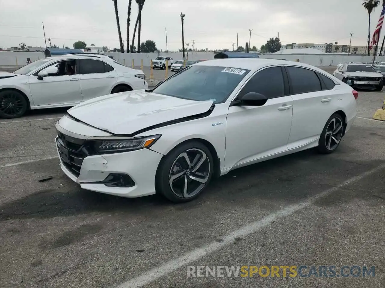 1 Photograph of a damaged car 1HGCV3F2XNA025404 HONDA ACCORD 2022