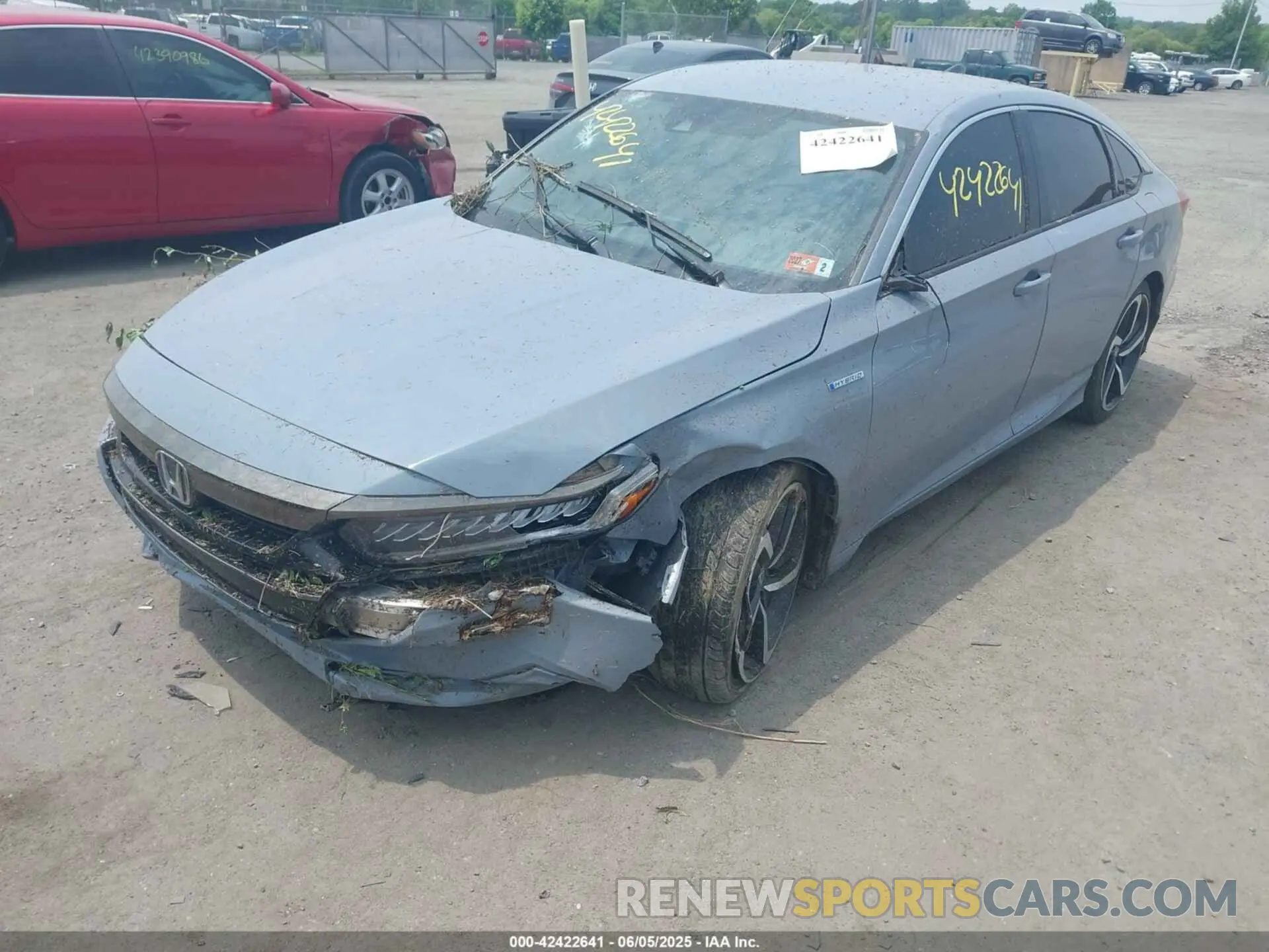 2 Photograph of a damaged car 1HGCV3F2XNA040372 HONDA ACCORD 2022