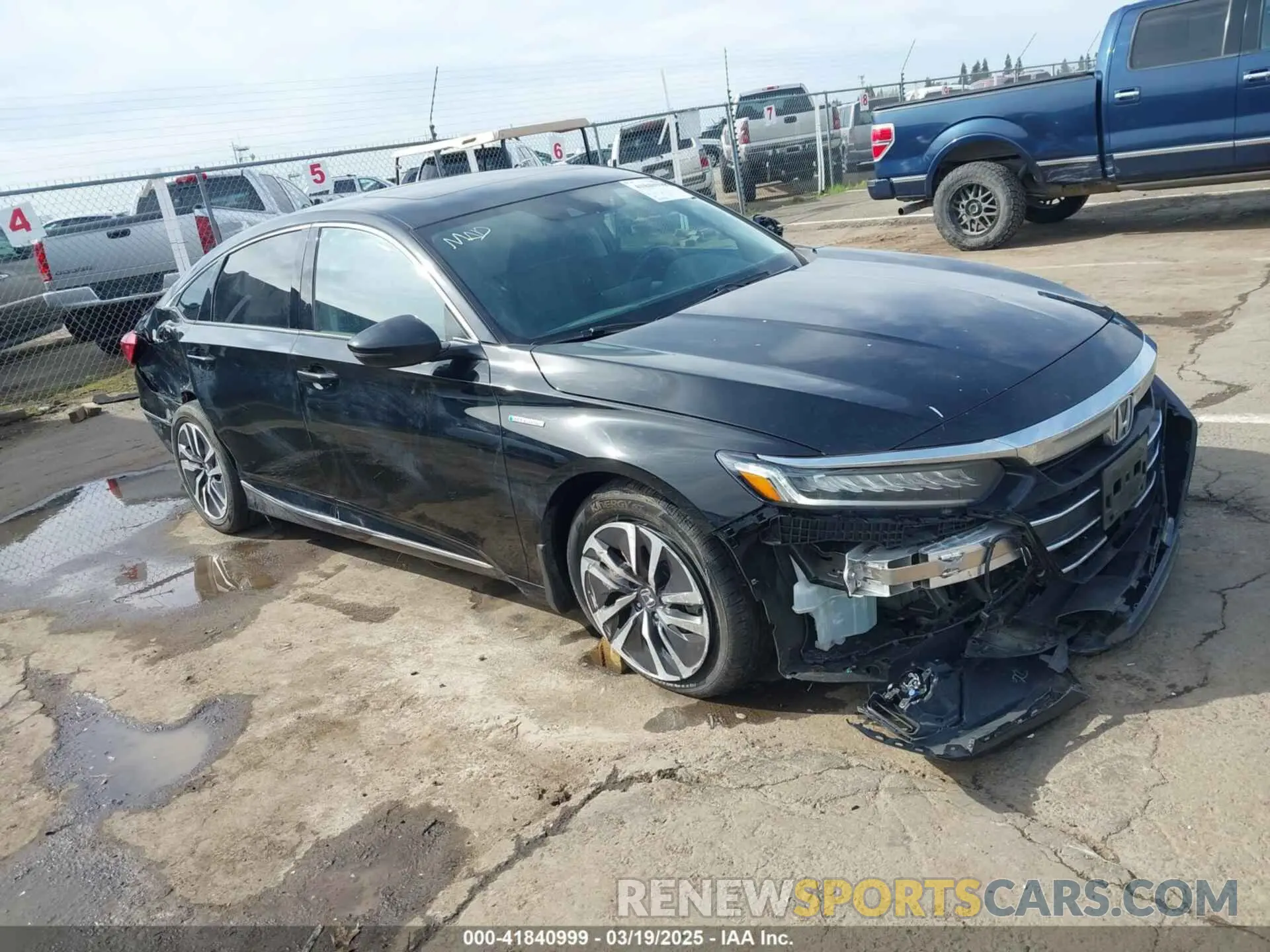 1 Photograph of a damaged car 1HGCV3F54NA021276 HONDA ACCORD 2022
