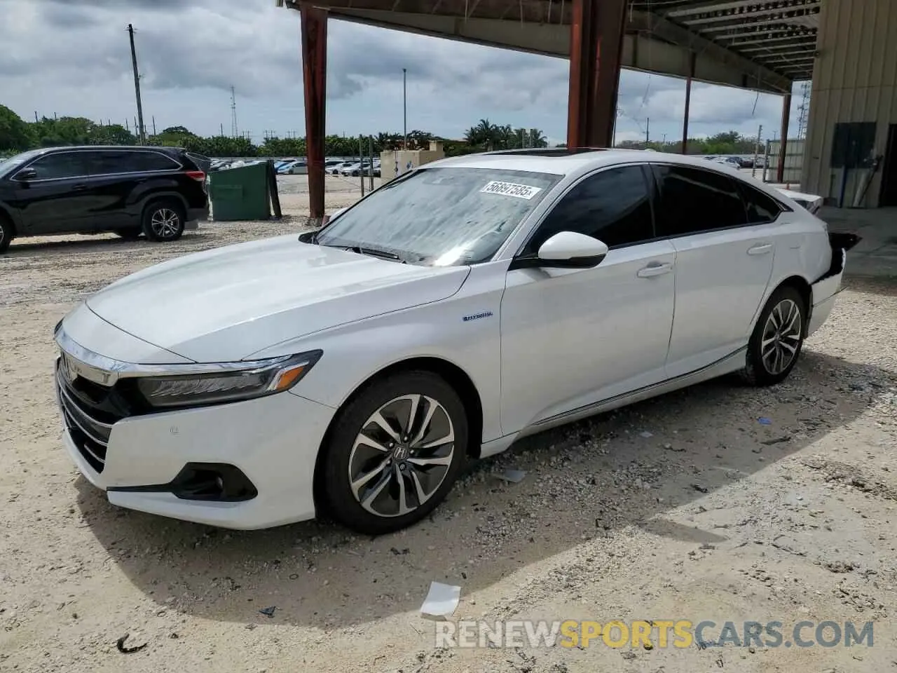 1 Photograph of a damaged car 1HGCV3F57NA003483 HONDA ACCORD 2022