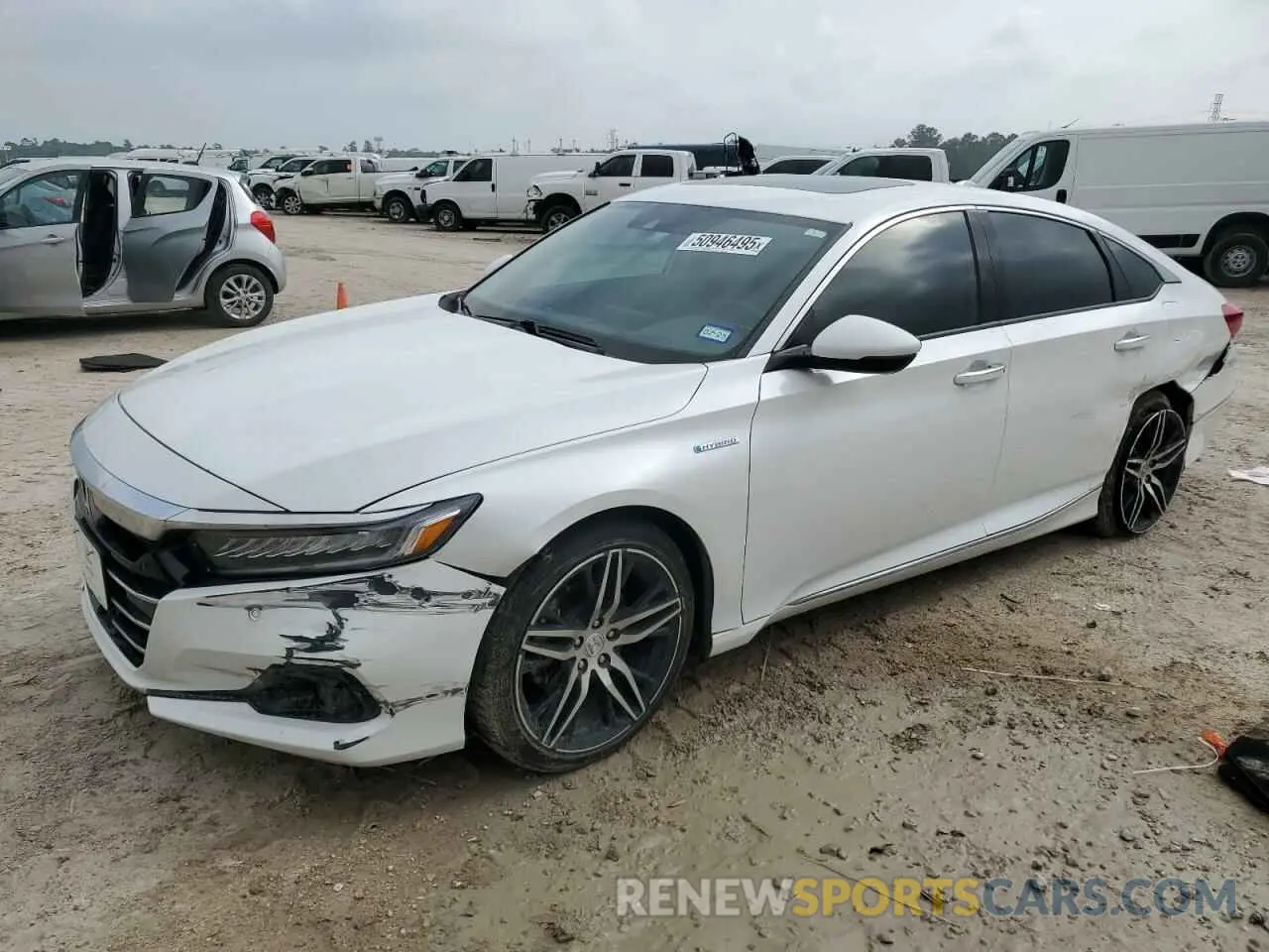1 Photograph of a damaged car 1HGCV3F96NA001114 HONDA ACCORD 2022