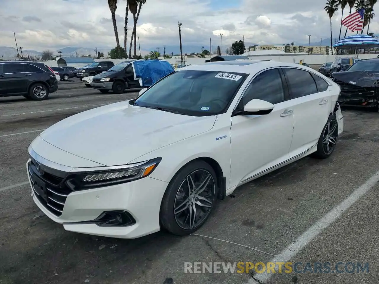 1 Photograph of a damaged car 1HGCV3F98NA027049 HONDA ACCORD 2022