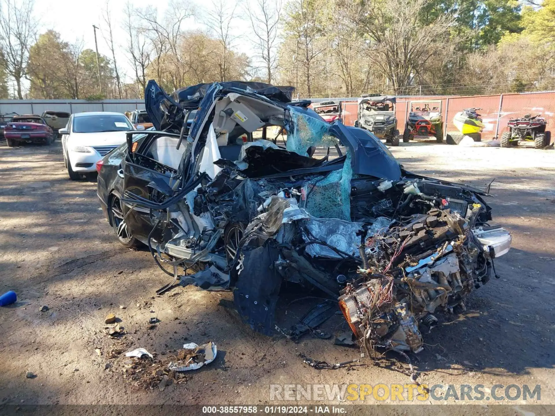 1 Photograph of a damaged car 1HGCV3F98NA040187 HONDA ACCORD 2022