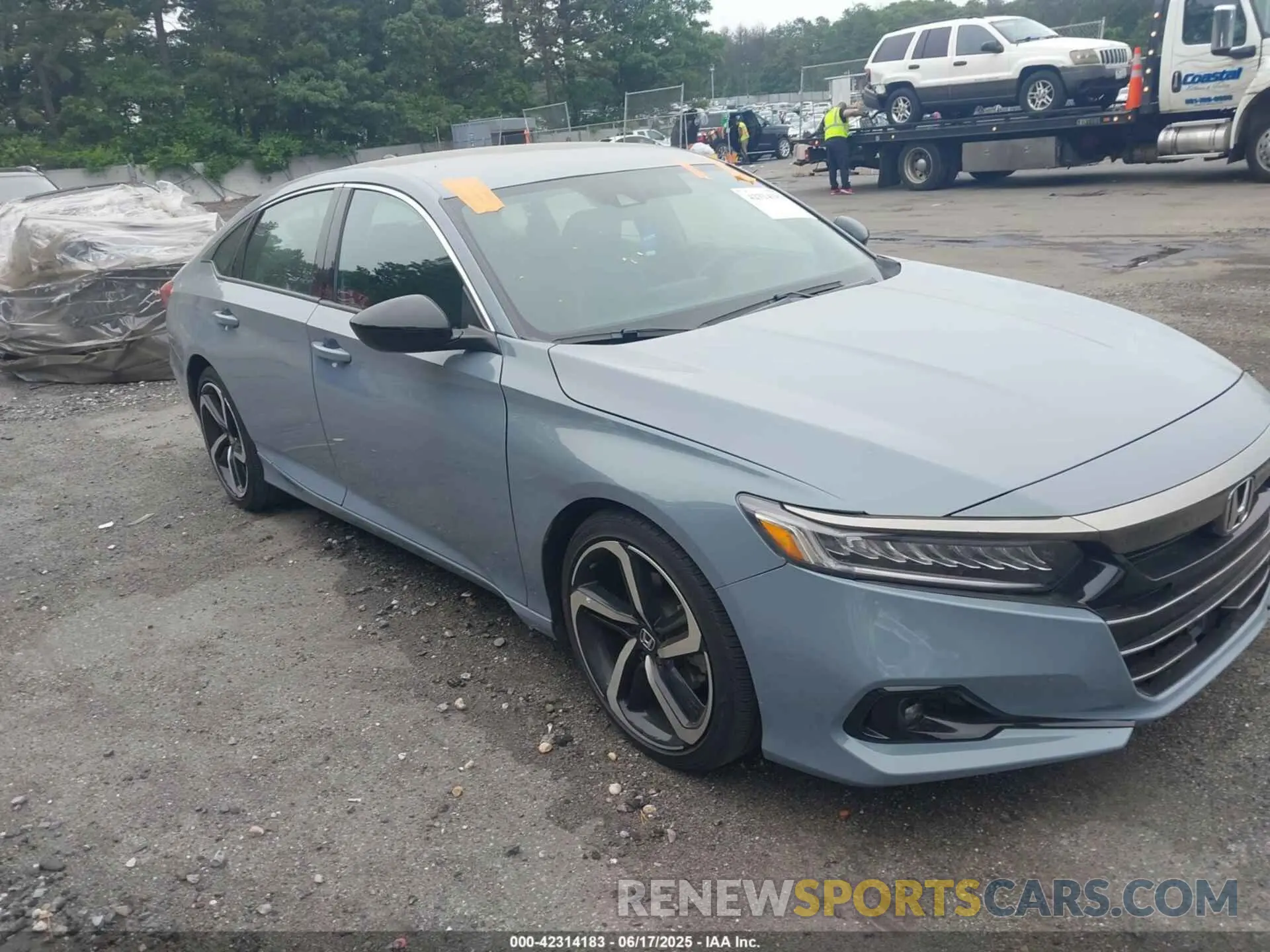 1 Photograph of a damaged car NY76961 HONDA ACCORD 2022