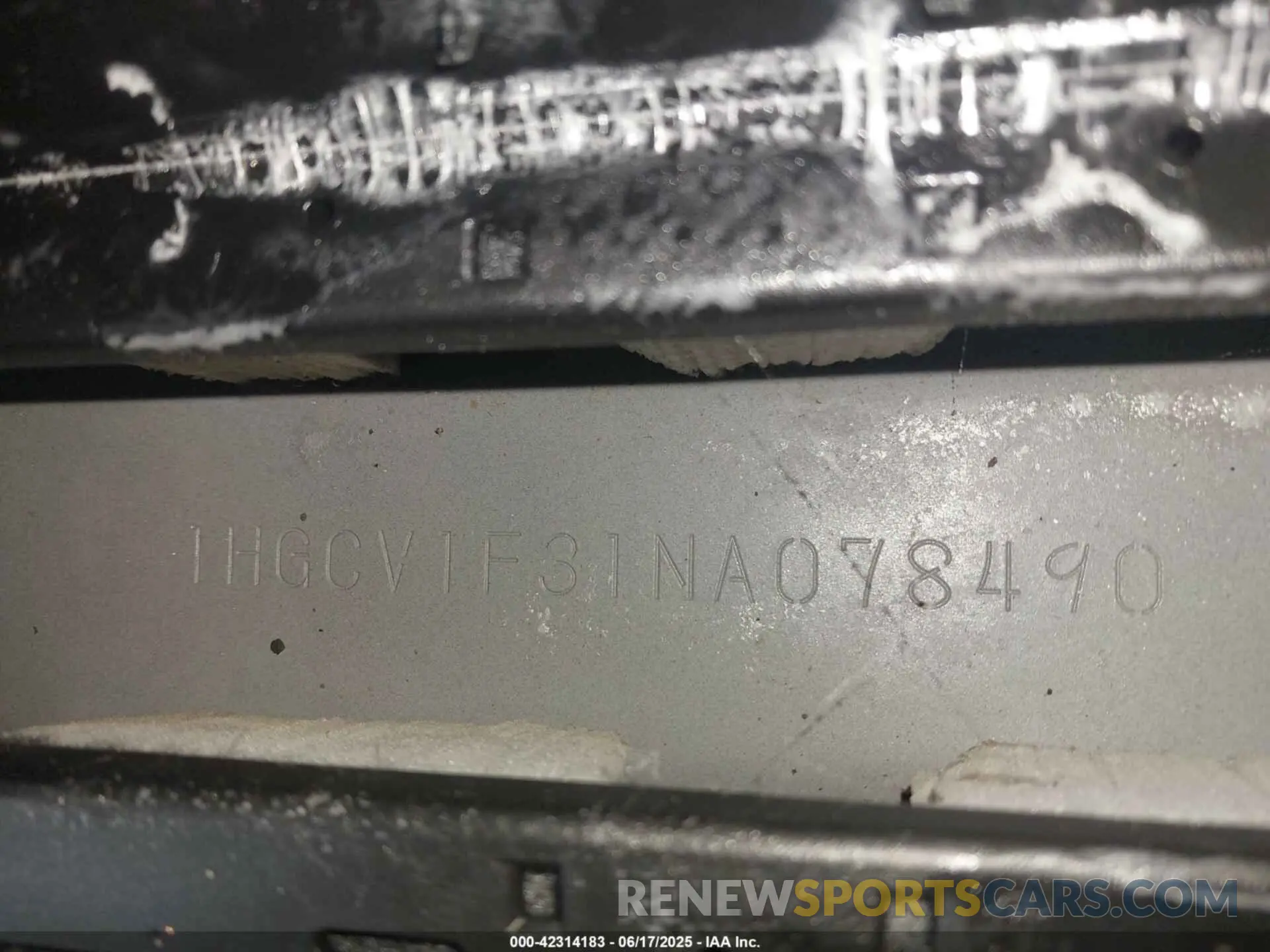 19 Photograph of a damaged car NY76961 HONDA ACCORD 2022