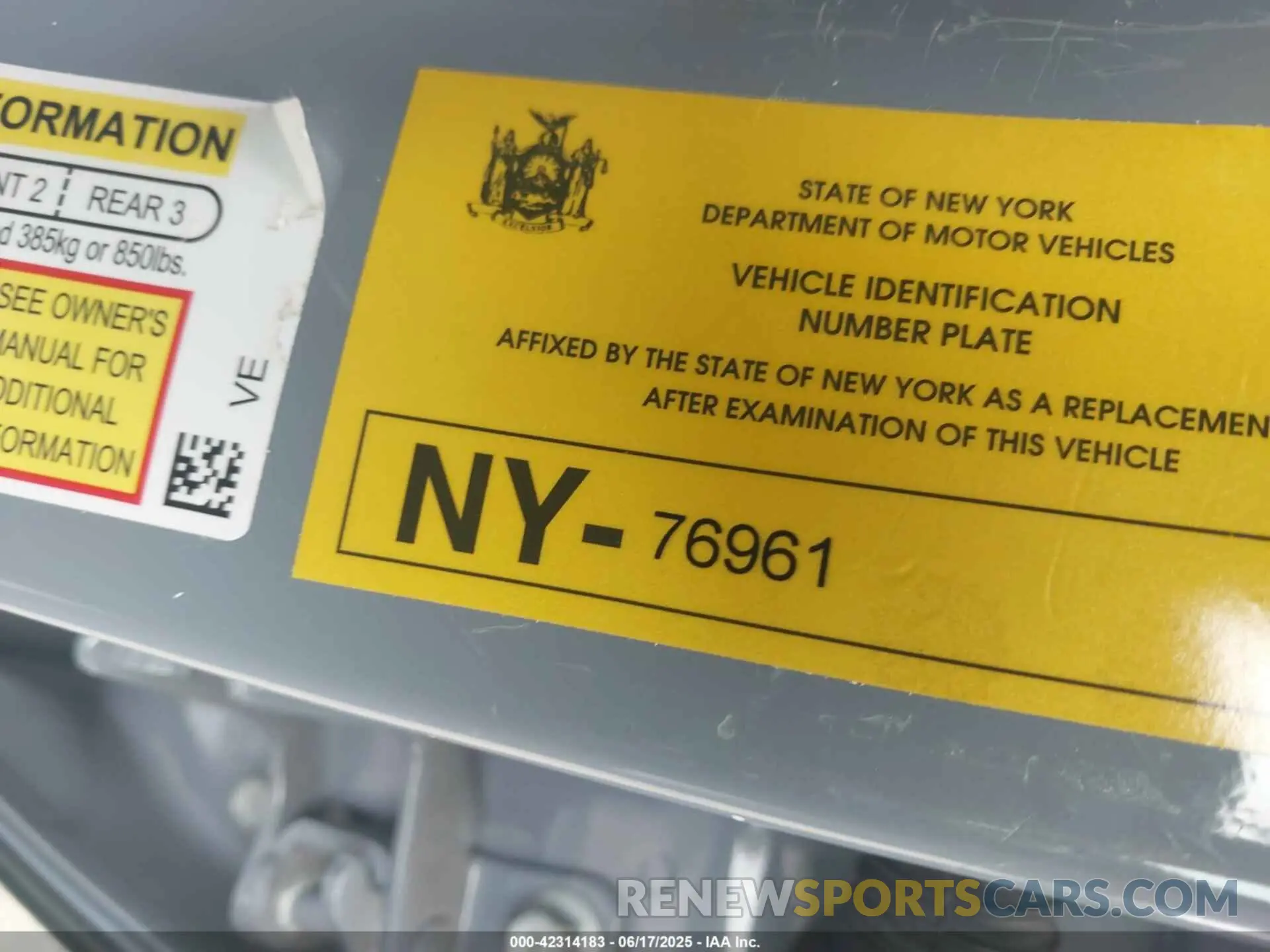 9 Photograph of a damaged car NY76961 HONDA ACCORD 2022