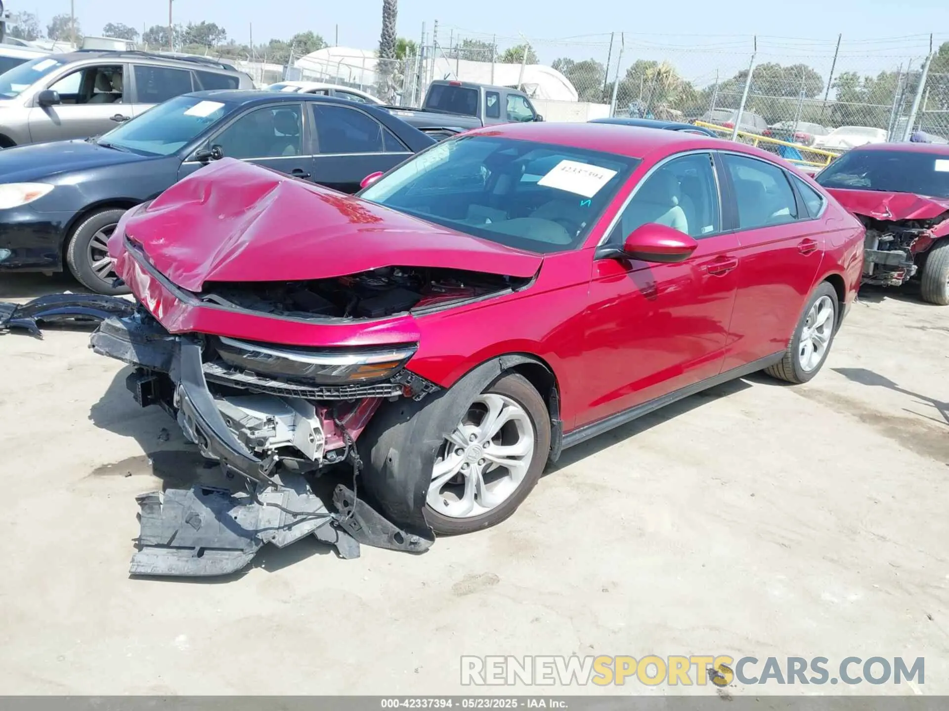 2 Photograph of a damaged car 1HGCY1F27PA020823 HONDA ACCORD 2023