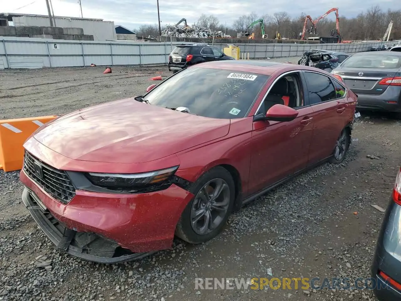 1 Photograph of a damaged car 1HGCY1F32PA019524 HONDA ACCORD 2023