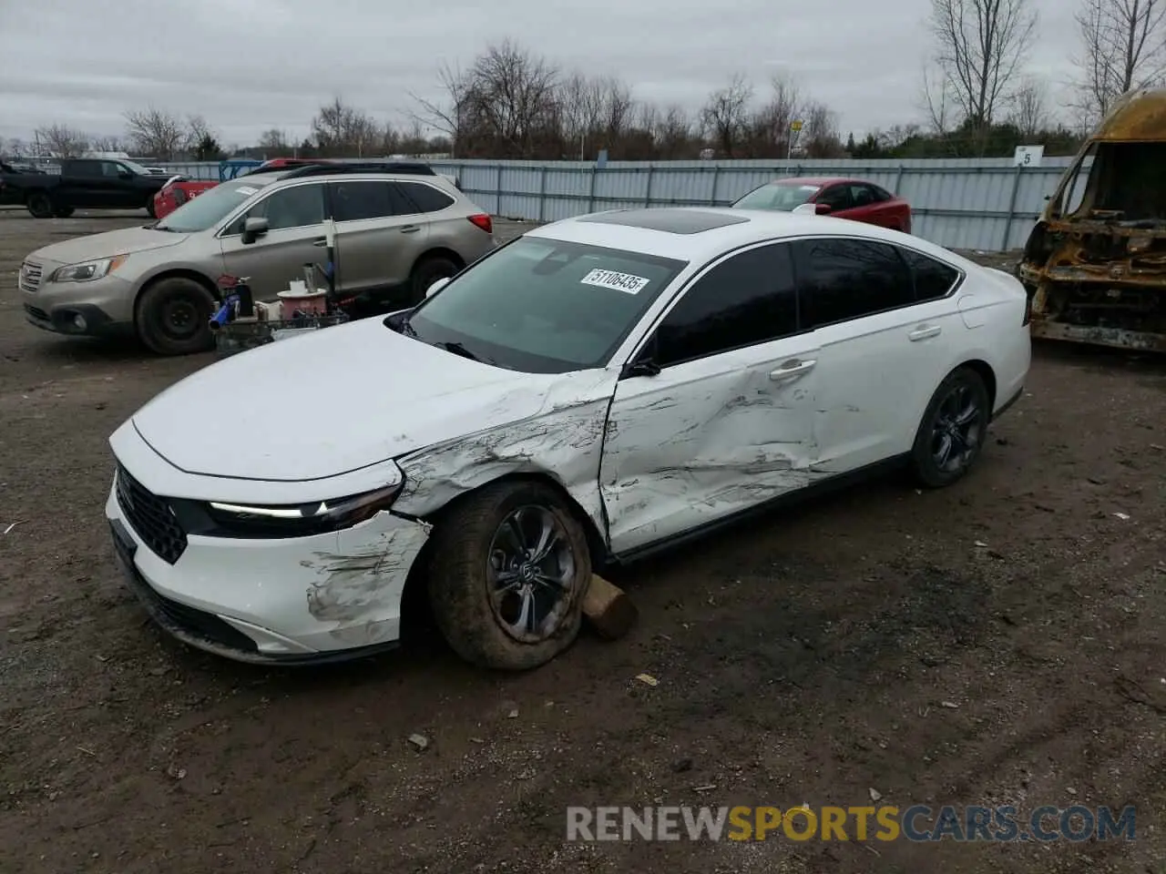 1 Photograph of a damaged car 1HGCY1F37PA801396 HONDA ACCORD 2023