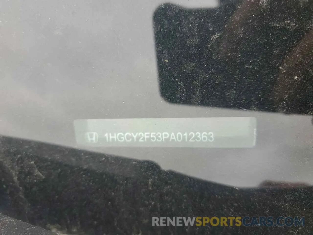 12 Photograph of a damaged car 1HGCY2F53PA012363 HONDA ACCORD 2023