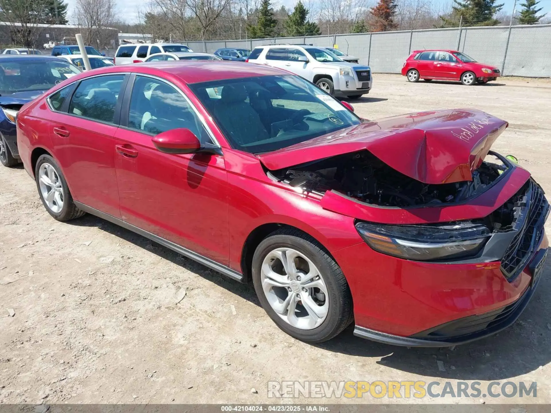 1 Photograph of a damaged car 1HGCY1F21RA022053 HONDA ACCORD 2024