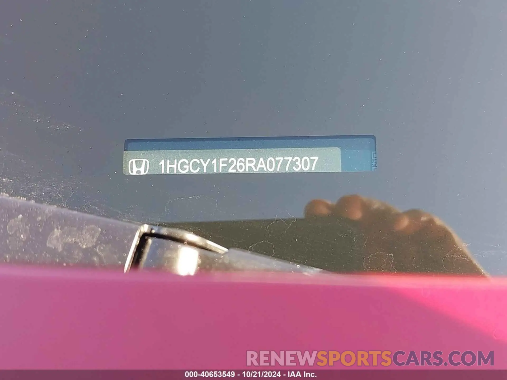 9 Photograph of a damaged car 1HGCY1F26RA077307 HONDA ACCORD 2024