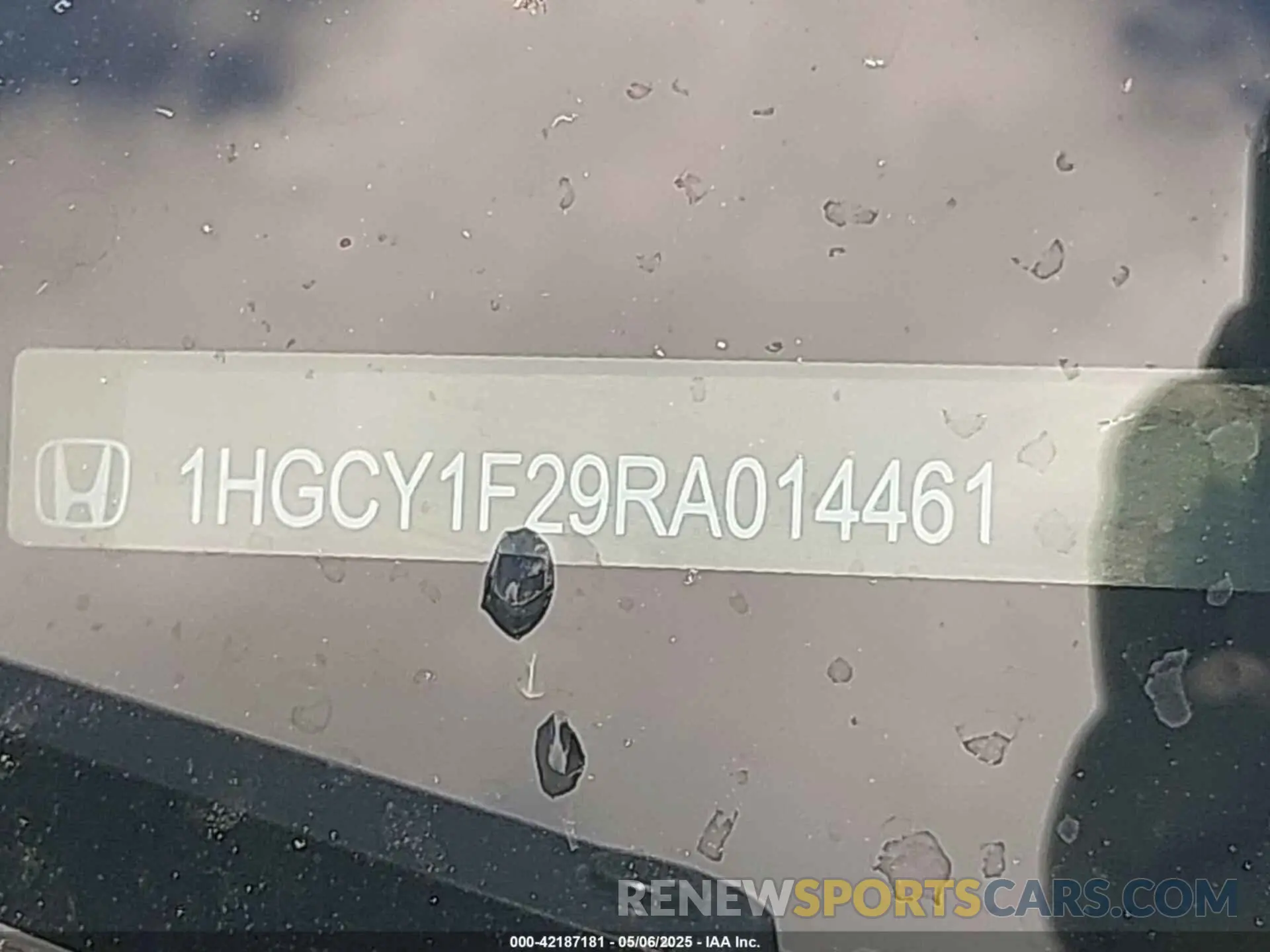 9 Photograph of a damaged car 1HGCY1F29RA014461 HONDA ACCORD 2024