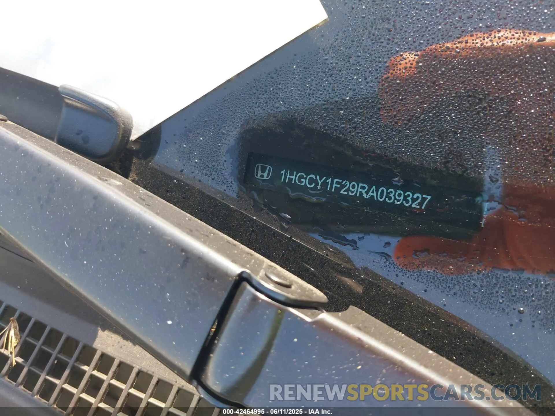 17 Photograph of a damaged car 1HGCY1F29RA039327 HONDA ACCORD 2024