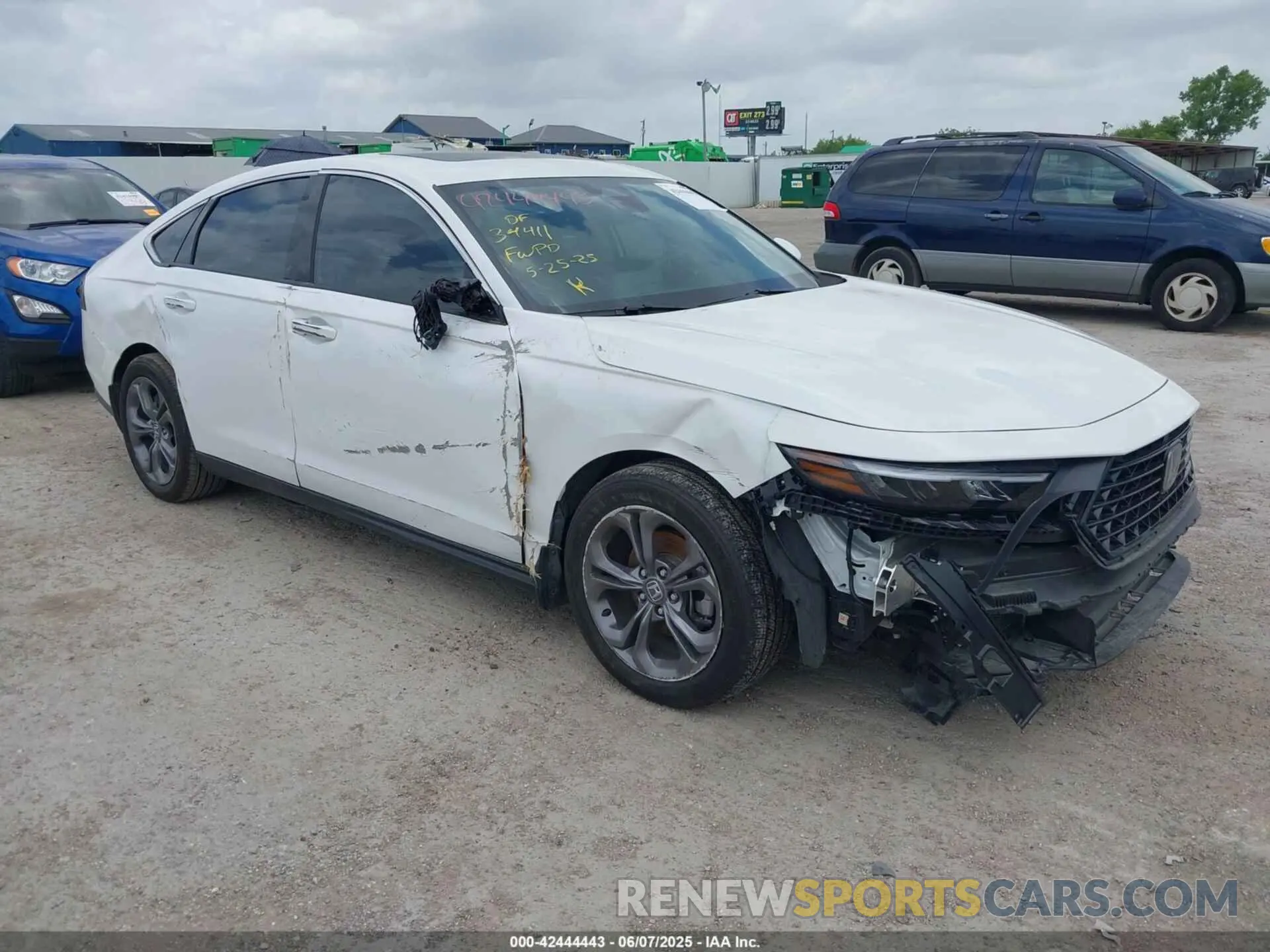1 Photograph of a damaged car 1HGCY1F31RA019355 HONDA ACCORD 2024