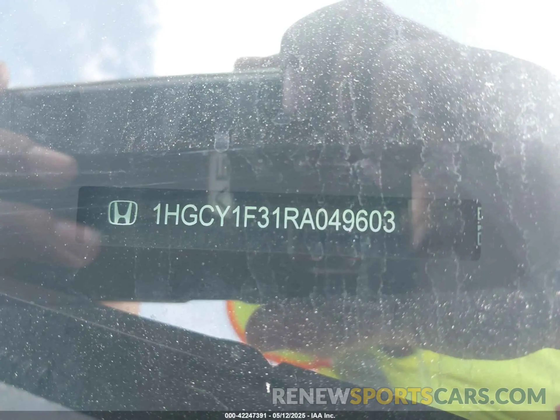 9 Photograph of a damaged car 1HGCY1F31RA049603 HONDA ACCORD 2024
